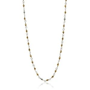 NWT Sara Blaine #10754 Shining Star Pyrite/Hematite Necklace